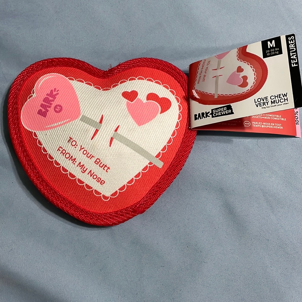 Sold! NWT! Bark SuperChewer Love Chew Very Much!
